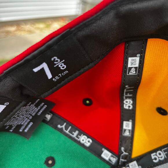 Sz 7 3/8 New Era Birmingham Black Barons Just Caps Negro League 59FIFTY Fitted - Picture 6 of 6